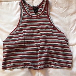 Striped crop top